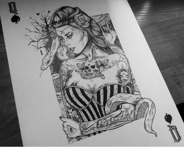 Graffiti Sketch - Photo by BaldHead (2017)