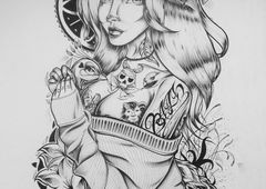 Graffiti Sketch - Photo by BaldHead (2015)