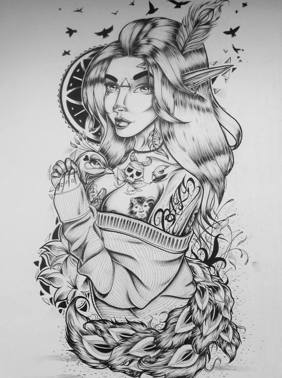 Graffiti Sketch - Photo by BaldHead (2015)