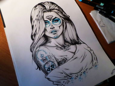 Graffiti Sketch - Photo by BaldHead (2015)