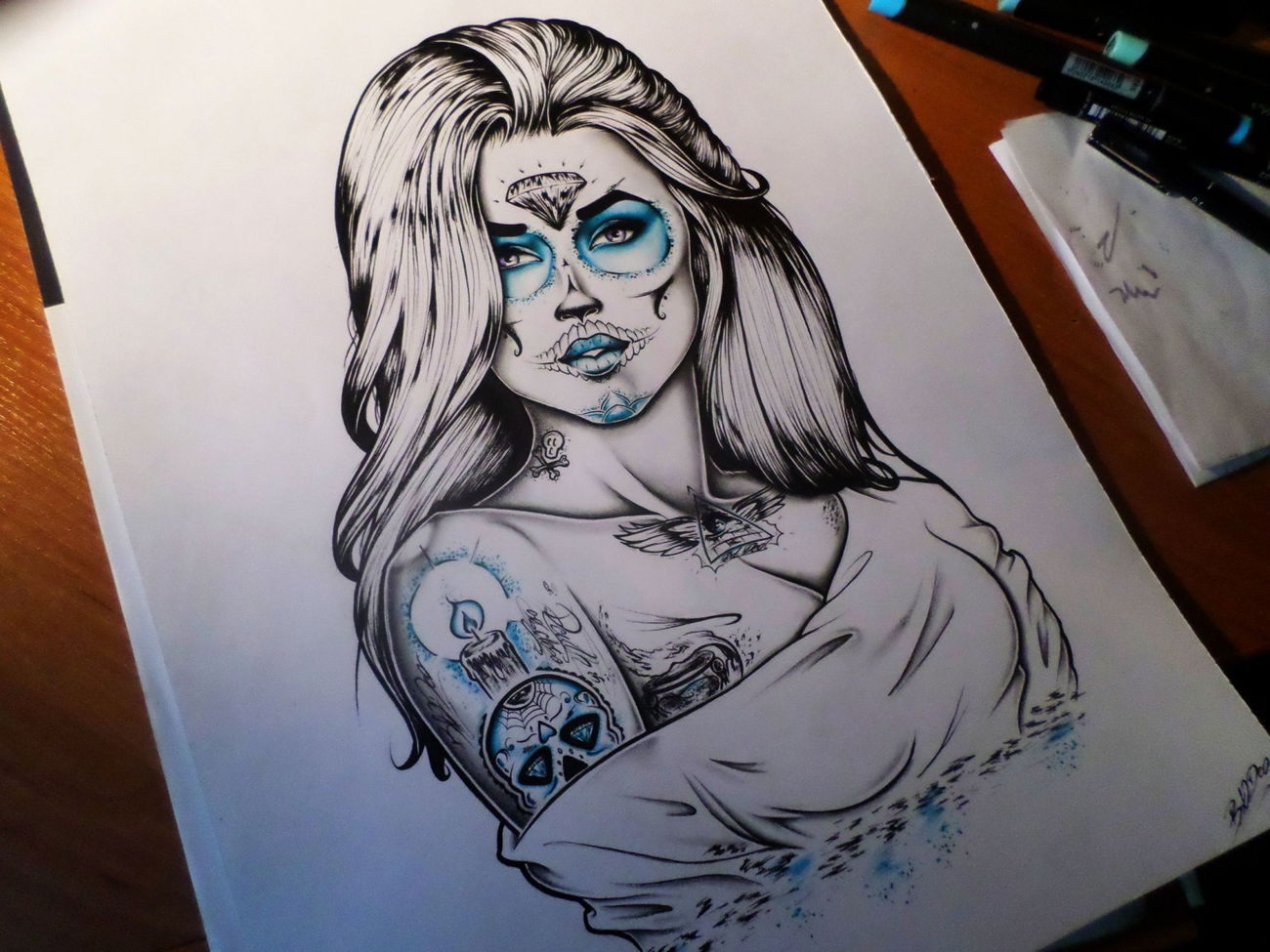 Graffiti Sketch - Photo by BaldHead (2015)