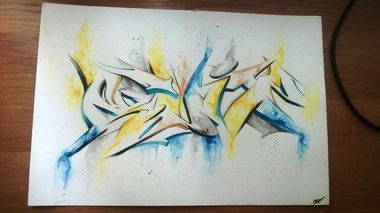 Graffiti Sketch - Photo by BaldHead