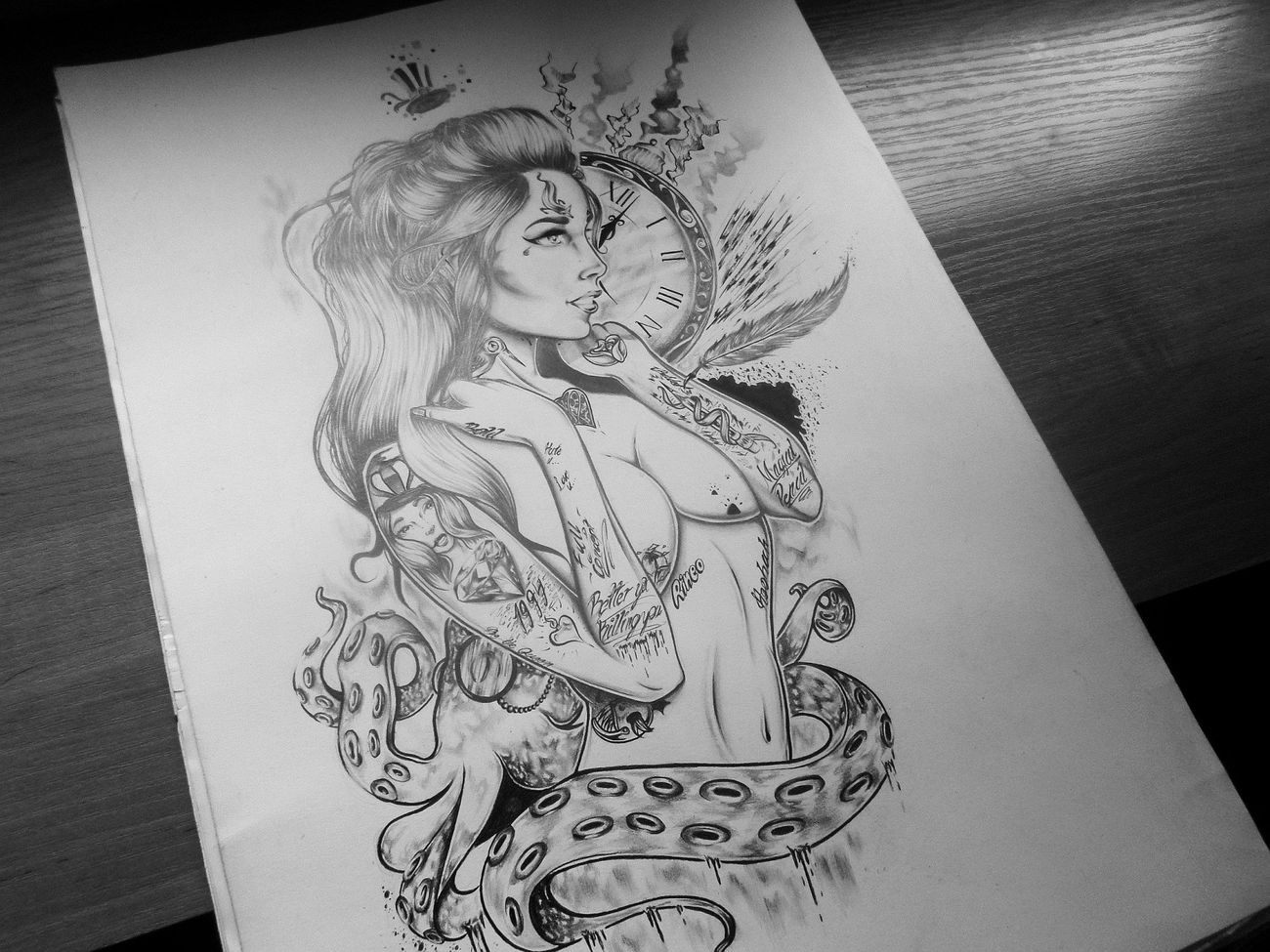 Graffiti Sketch - Photo by BaldHead (2015)