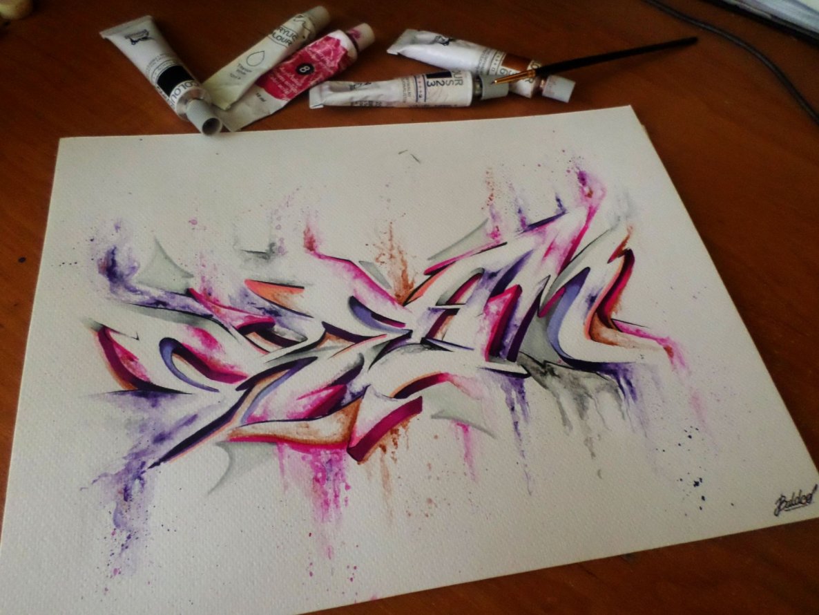 Graffiti Sketch - Photo by BaldHead (2015)