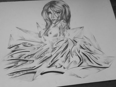 Graffiti Sketch - Photo by BaldHead (2015)