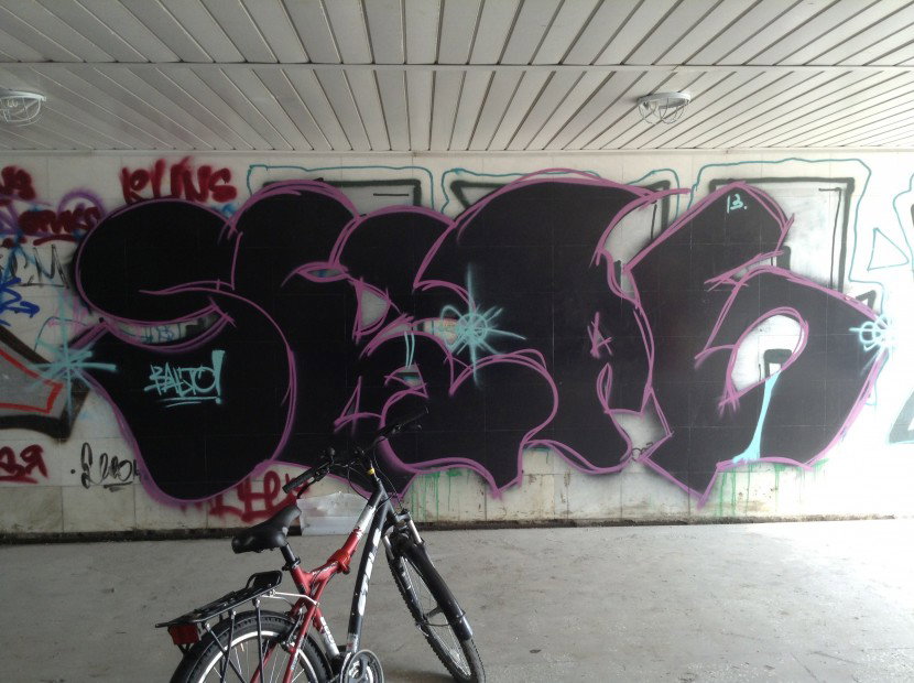 Graffiti Bombing in Russia - Photo by Balto27 - Check! (2013)