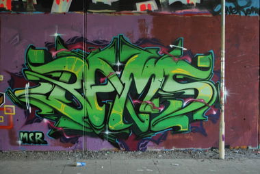 Graffiti Wall in Braunschweig - Photo by Bams - Bams, MCR, 38er (2013)