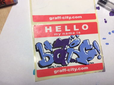 Graffiti Sketch in Kubinka - Photo by BanGoneR - Bang