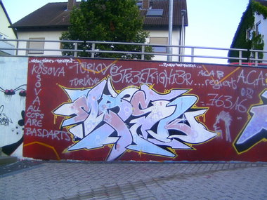 Graffiti Wall in Malsch - Photo by Bananensaft - Mask, karlsruhe
