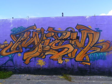 Graffiti Wall in Karlsruhe - Photo by Bananensaft - Mism, karlsruhe (2008)