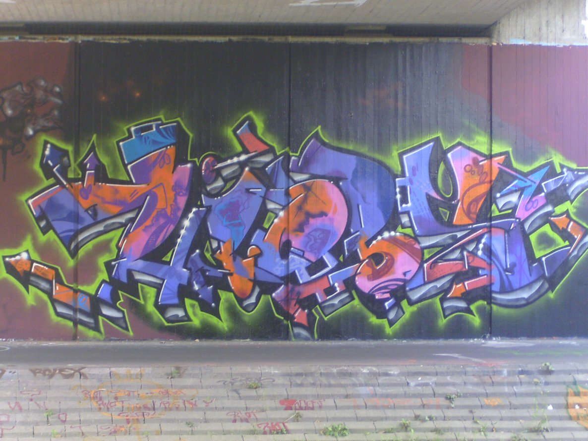 Graffiti Wall - Photo by Bananensaft - Karlsruhe