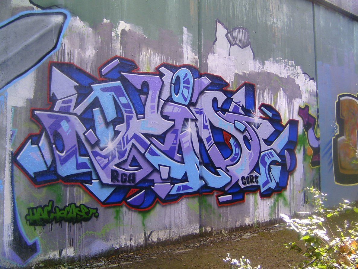 Graffiti Wall - Photo by Bananensaft - Core, rca, karlsruhe