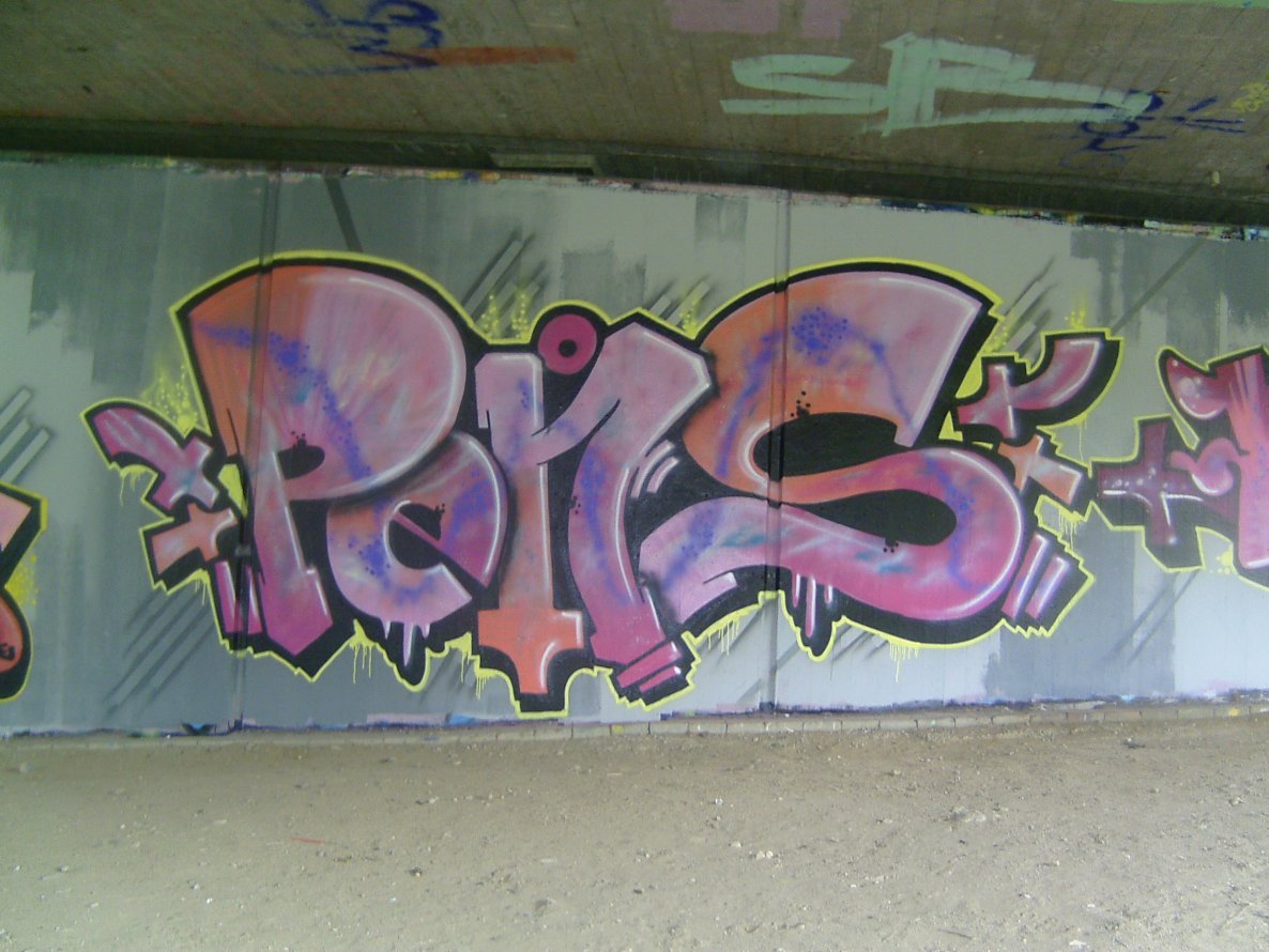 Graffiti Wall in Karlsruhe - Photo by Bananensaft - Pens, karlsruhe