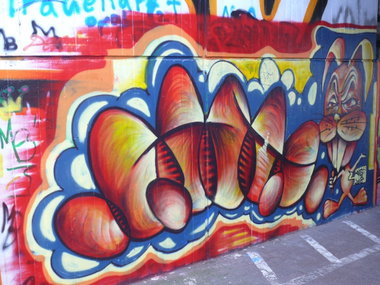 Graffiti Wall in Karlsruhe - Photo by Bananensaft - Fisti (2008)