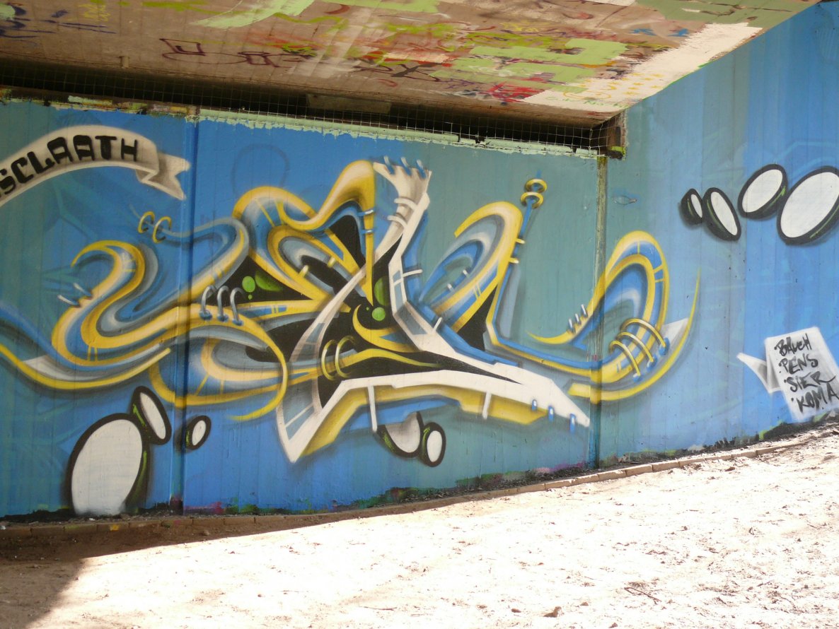 Graffiti Wall in Karlsruhe - Photo by Bananensaft - Keon, rca, karlsruhe