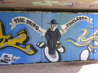 Graffiti Wall in Karlsruhe - Photo by Bananensaft - Sion, keon, karlsruhe