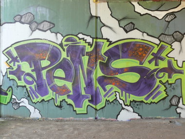 Graffiti Wall in Karlsruhe - Photo by Bananensaft - Pens, karlsruhe