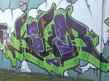 Graffiti Wall in Karlsruhe - Photo by Bananensaft - Koner, karlsruhe