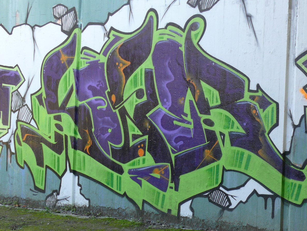 Graffiti Wall in Karlsruhe - Photo by Bananensaft - Koner, karlsruhe