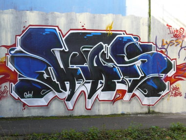 Graffiti Wall in Karlsruhe - Photo by Bananensaft - Chas, karlsruhe