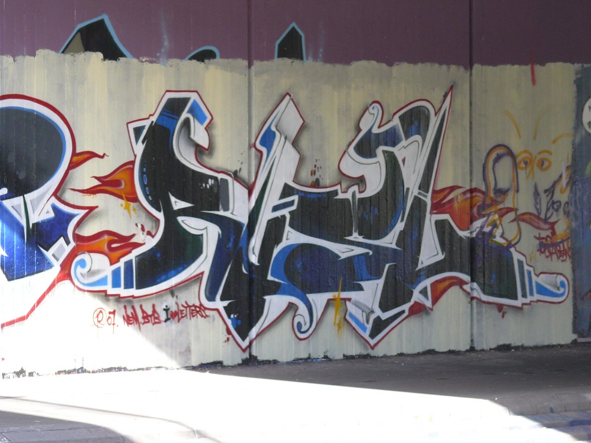 Graffiti Wall in Karlsruhe - Photo by Bananensaft - Rusl, karlsruhe (2007)