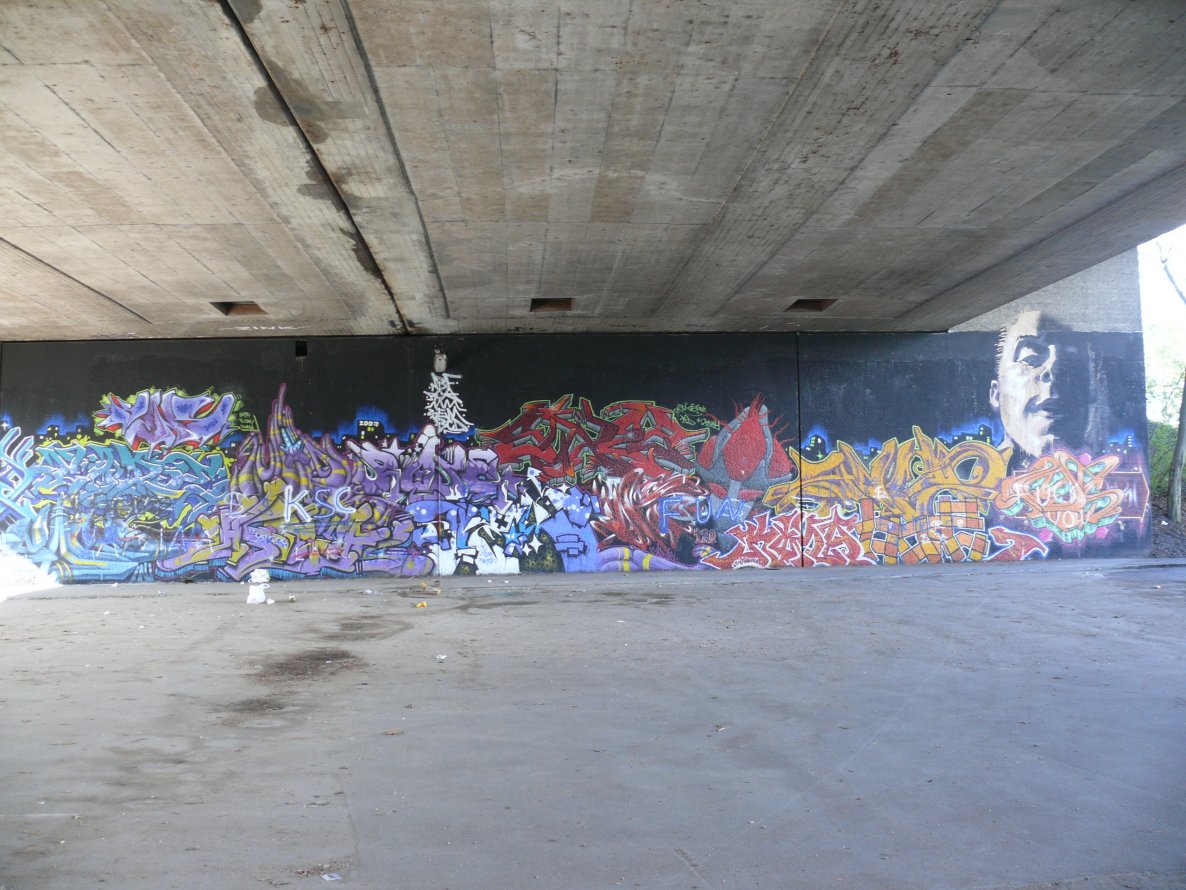 Graffiti Wall in Karlsruhe - Photo by Bananensaft - Karlsruhe