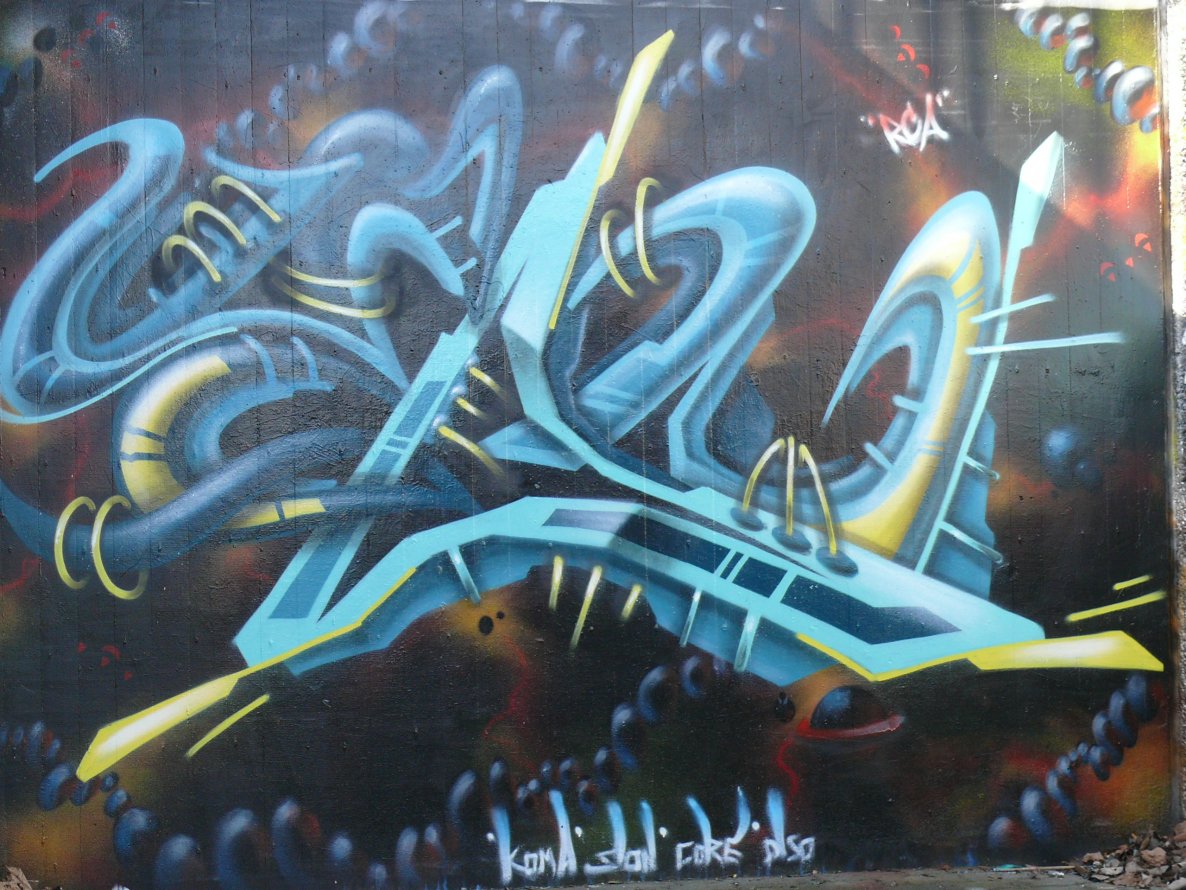 Graffiti Wall in Karlsruhe - Photo by Bananensaft - Keon, rca, karlsruhe