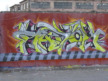 Graffiti Wall in Karlsruhe - Photo by Bananensaft - Karlsruhe, messplatz