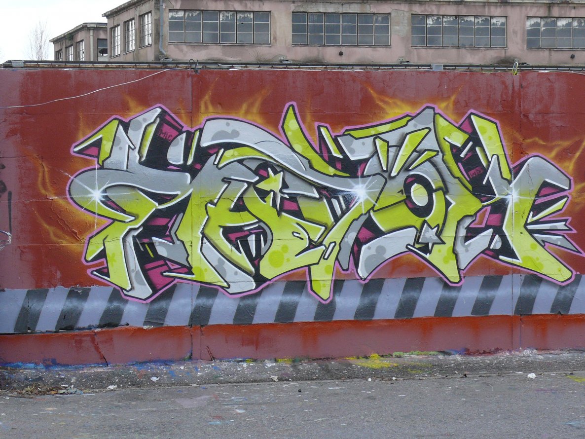 Graffiti Wall in Karlsruhe - Photo by Bananensaft - Karlsruhe, messplatz