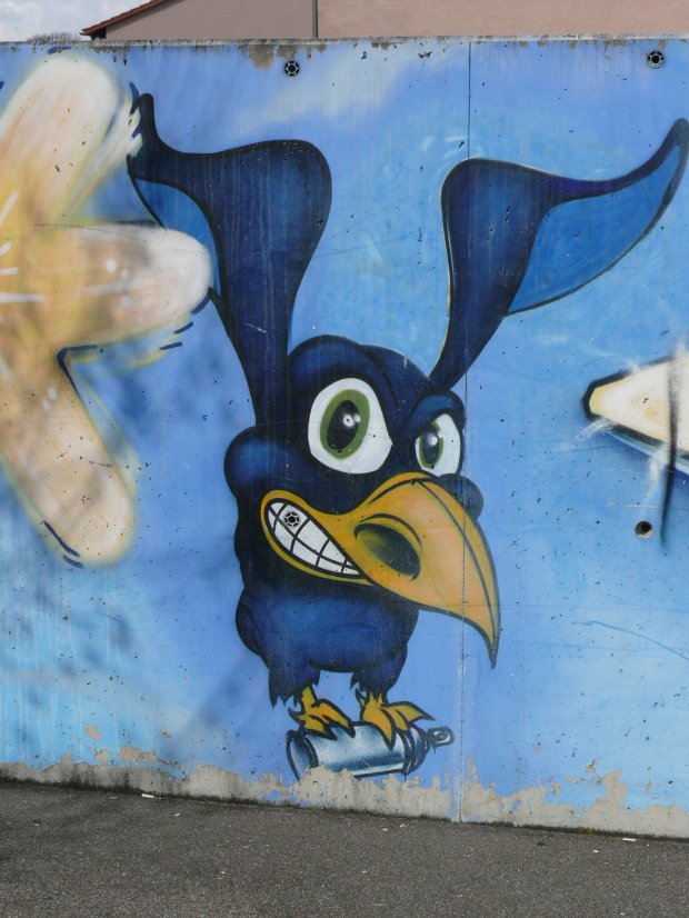 Graffiti Wall in Karlsruhe - Photo by Bananensaft - Karlsruhe.charakter, messplatz