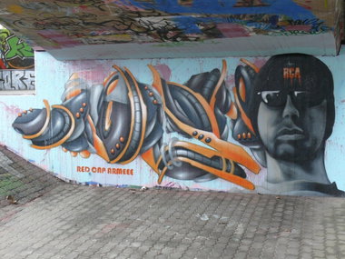 Graffiti Wall in Karlsruhe - Photo by Bananensaft - Keon, rca