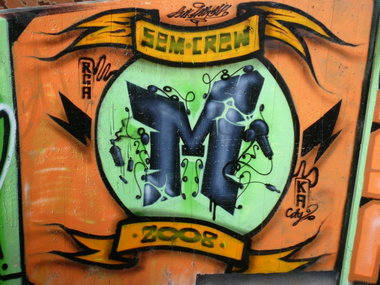 Graffiti Wall in Karlsruhe - Photo by Bananensaft - Mism, rca, karlsruhe (2008)