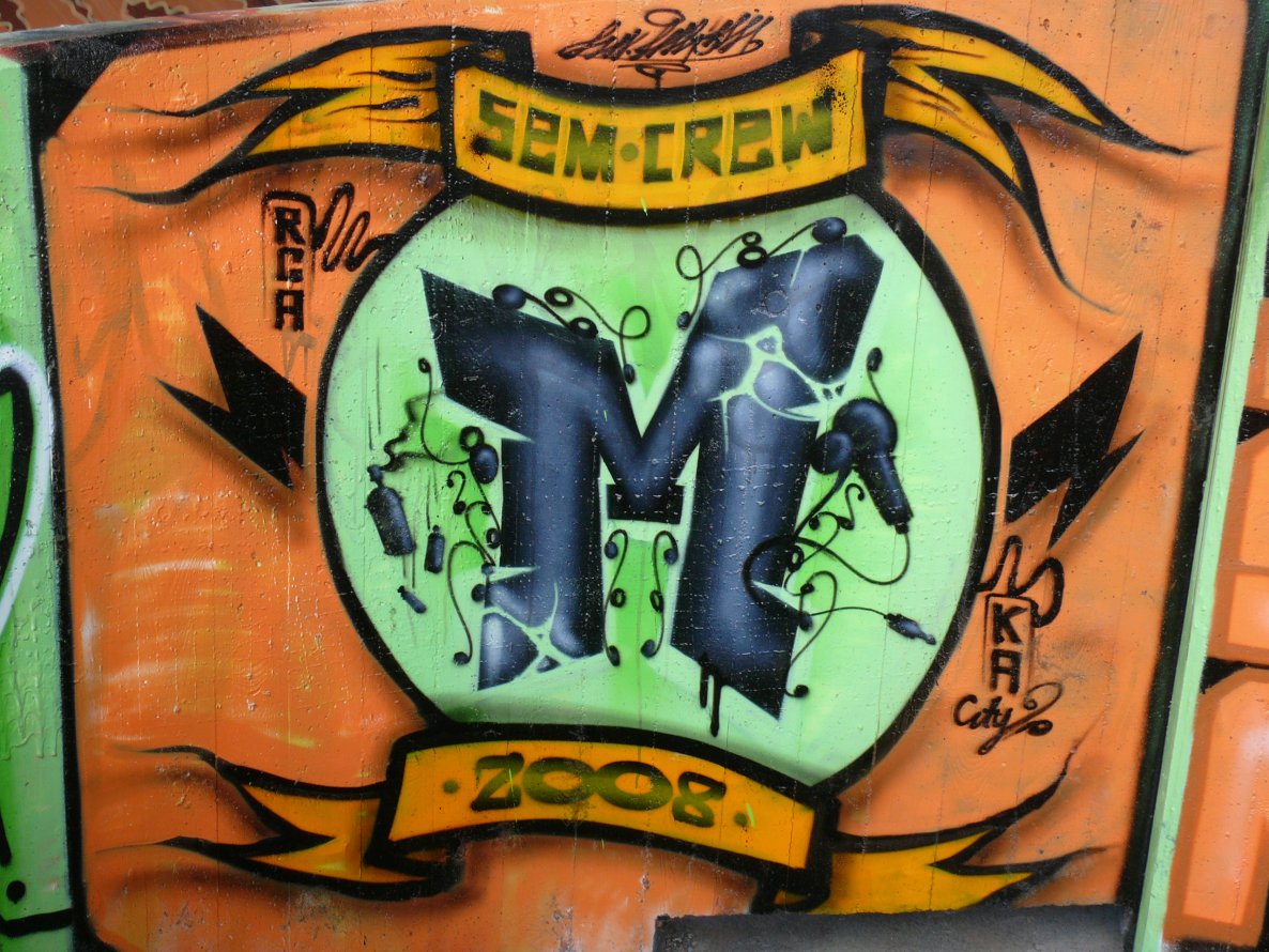 Graffiti Wall in Karlsruhe - Photo by Bananensaft - Mism, rca, karlsruhe (2008)