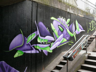 Graffiti Wall in Karlsruhe - Photo by Bananensaft