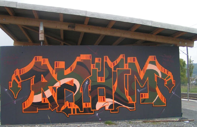 Graffiti Wall in Karlsruhe - Photo by Bananensaft - karlsruhe, durlach
