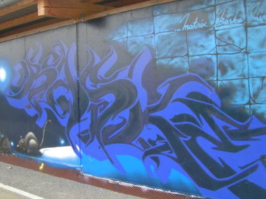 Graffiti Wall in Karlsruhe - Photo by Bananensaft - Baske, tbt, karlsruhe