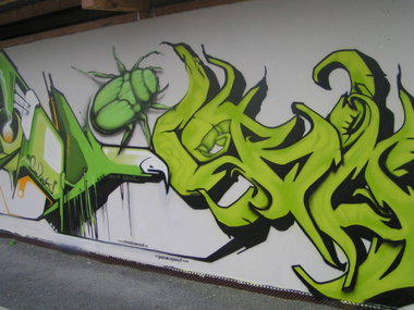 Graffiti Wall in Karlsruhe - Photo by Bananensaft