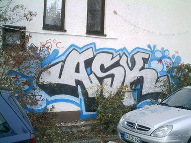 Graffiti Bombing in Karlsruhe - Photo by Bananensaft