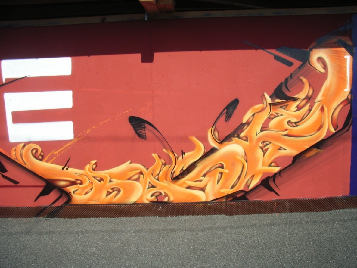 Graffiti Wall in Karlsruhe - Photo by Bananensaft - Baske, tbt, karlsruhe