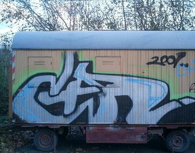 Graffiti Bombing in Karlsruhe - Photo by Bananensaft - C&a, karlsruhe (2001)