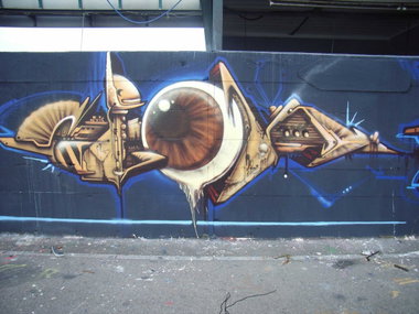 Graffiti Wall in Karlsruhe - Photo by Bananensaft