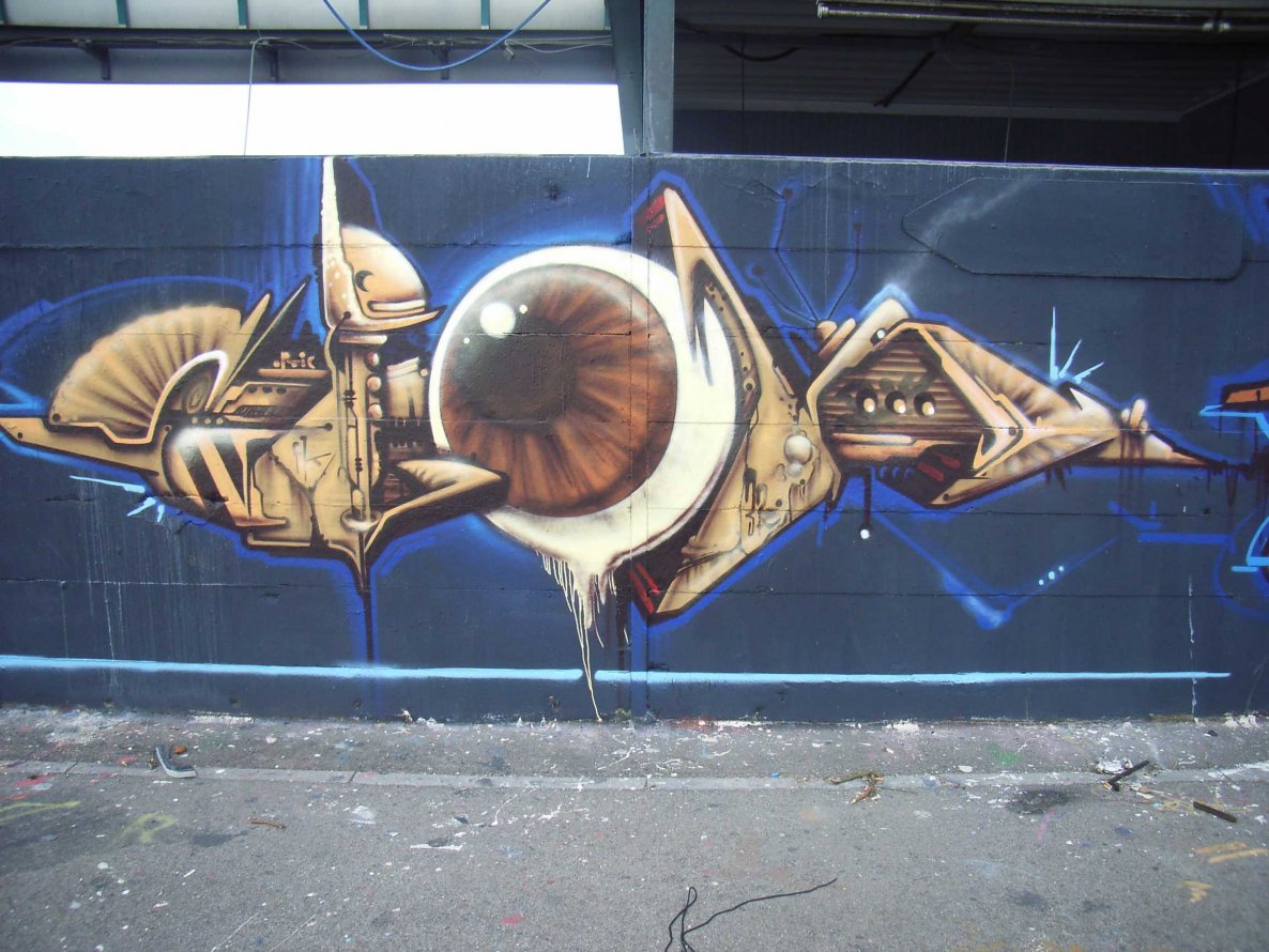 Graffiti Wall in Karlsruhe - Photo by Bananensaft