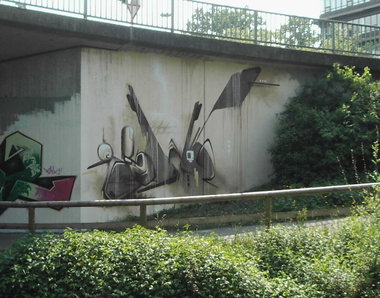 Graffiti Wall in Karlsruhe - Photo by Bananensaft - Ceon, jpp, karlsruhe