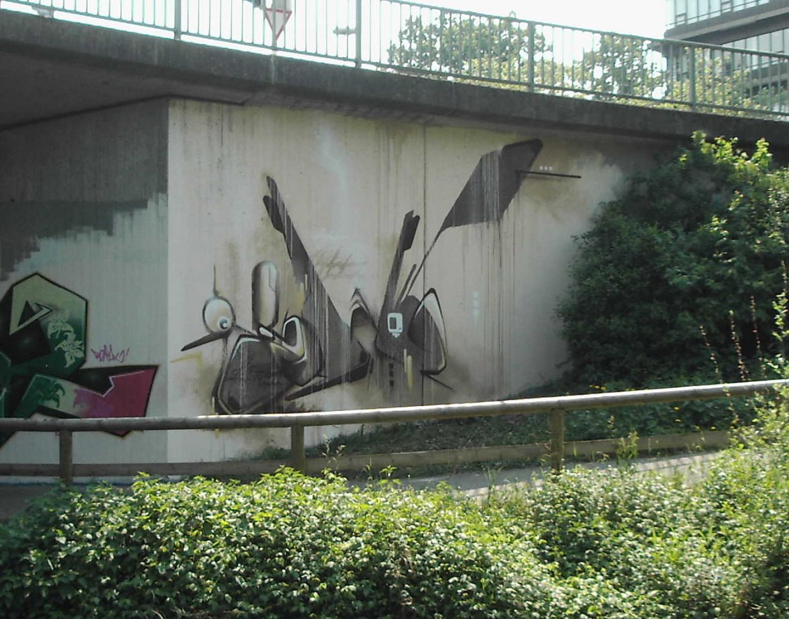 Graffiti Wall in Karlsruhe - Photo by Bananensaft - Ceon, jpp, karlsruhe