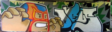 Graffiti Wall in Karlsruhe - Photo by Bananensaft - Deus, karlsruhe