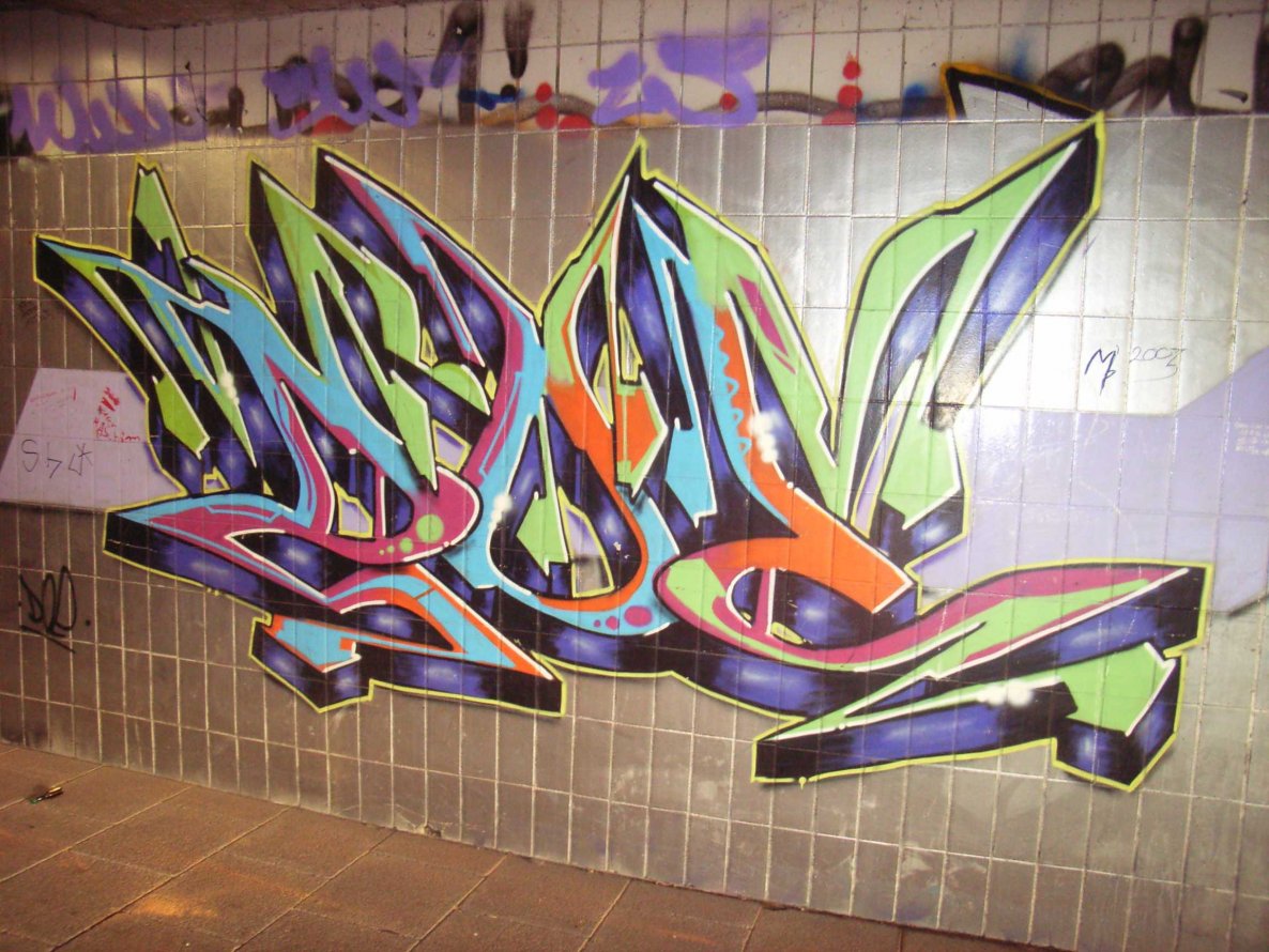 Graffiti Wall in Karlsruhe - Photo by Bananensaft - Doe, karlsruhe