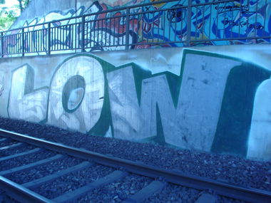 Graffiti Bombing in Karlsruhe - Photo by Bananensaft