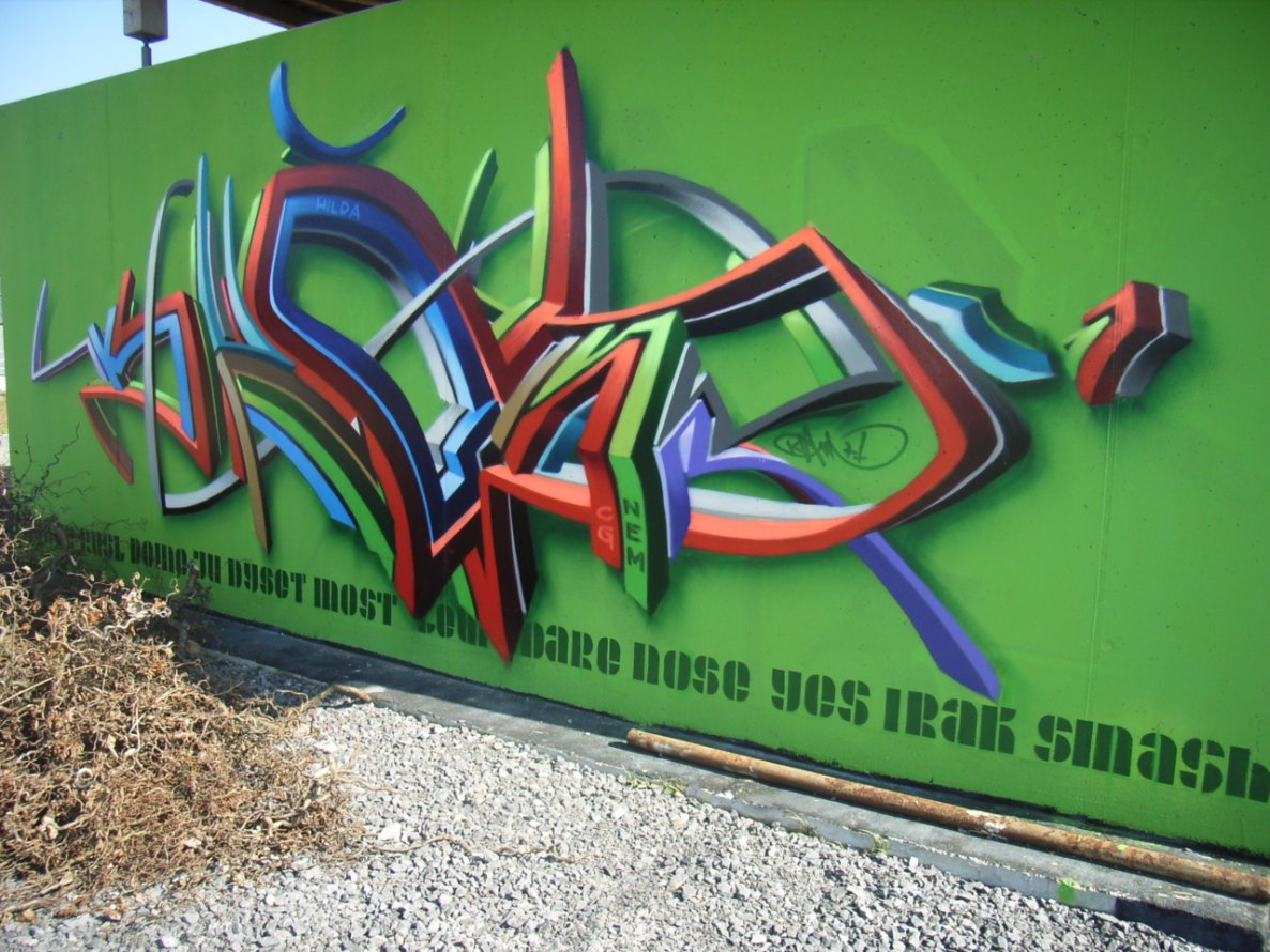Graffiti Wall in Karlsruhe - Photo by Bananensaft - Kiam, karlsruhe, durlach