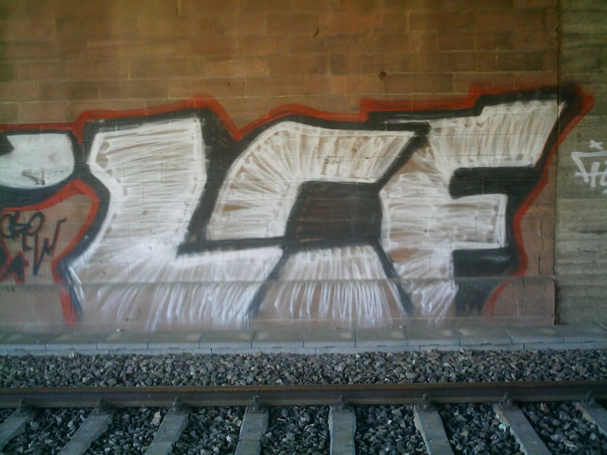 Graffiti Bombing in Karlsruhe - Photo by Bananensaft - Lcf, karlsruhe