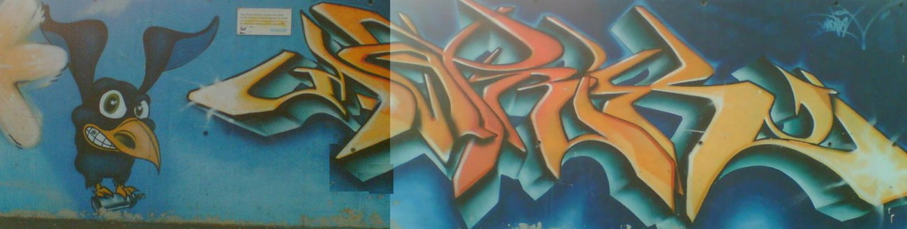 Graffiti Wall in Karlsruhe - Photo by Bananensaft - Matrix, karlsruhe, messplatz